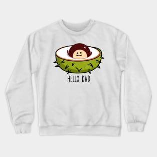 Chestnut baby birth b Crewneck Sweatshirt